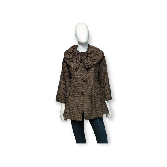 Ryu Light Weight Coat Chocolate Brown M - Picture 4 of 12